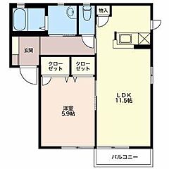 物件の間取り