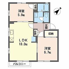 物件の間取り