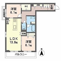 物件の間取り