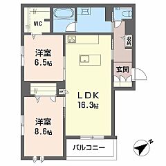 物件の間取り