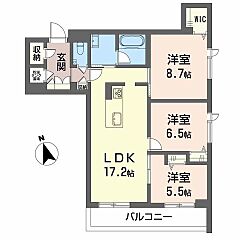 物件の間取り