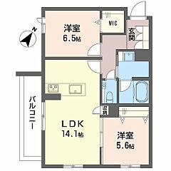 物件の間取り