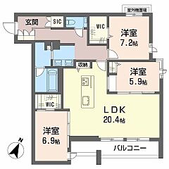 物件の間取り