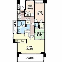 プライムメゾン富士見台 3LDKの間取図画像