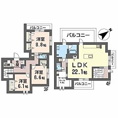 物件の間取り