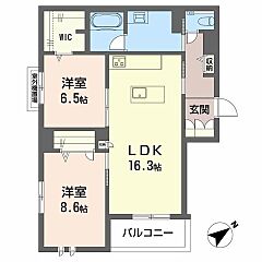 物件の間取り