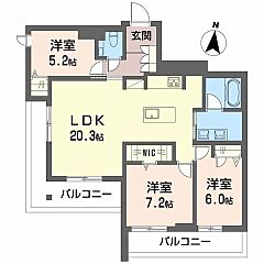 物件の間取り