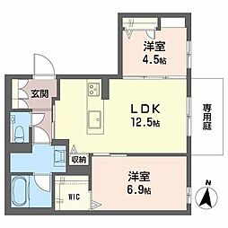 Maison Mizuki 2LDKの間取図画像