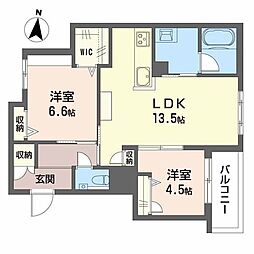 Maison Mizuki 2LDKの間取図画像