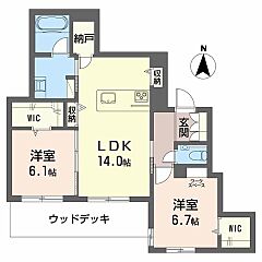 物件の間取り
