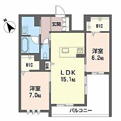 物件の間取り