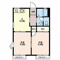 物件の間取り