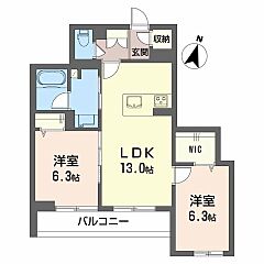 物件の間取り