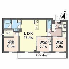 物件の間取り