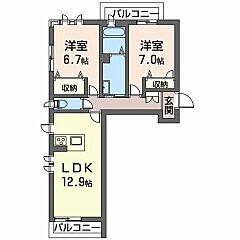 物件の間取り