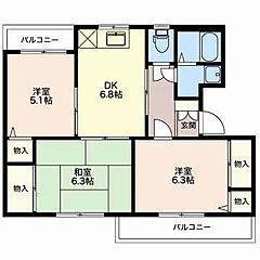 物件の間取り