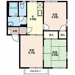 物件の間取り