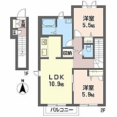 物件の間取り