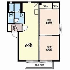物件の間取り