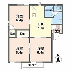 物件の間取り