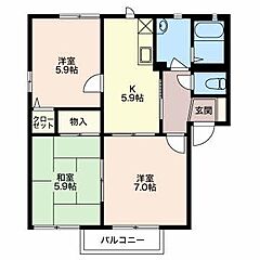 物件の間取り