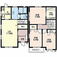 物件の間取り