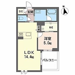 間取図画像 1LDK
