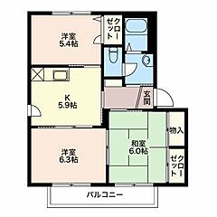 物件の間取り