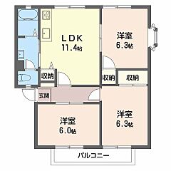 物件の間取り