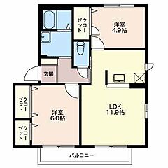 物件の間取り