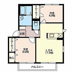 物件の間取り