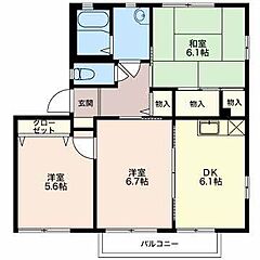 物件の間取り