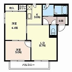 物件の間取り