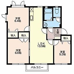 ゼネラルハウスKA 3LDKの間取図画像