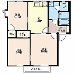 物件の間取り