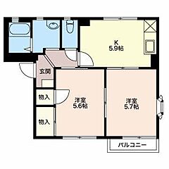物件の間取り