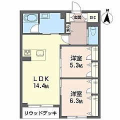 物件の間取り