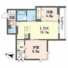 物件の間取り