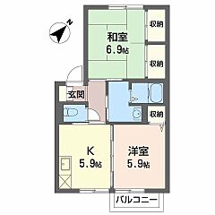 物件の間取り