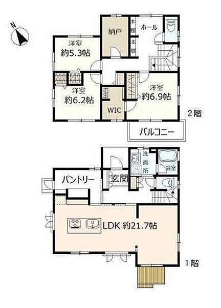 間取りを拡大表示