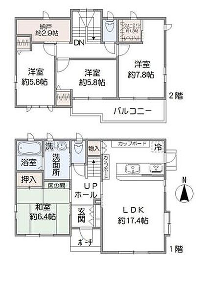 間取りを拡大表示