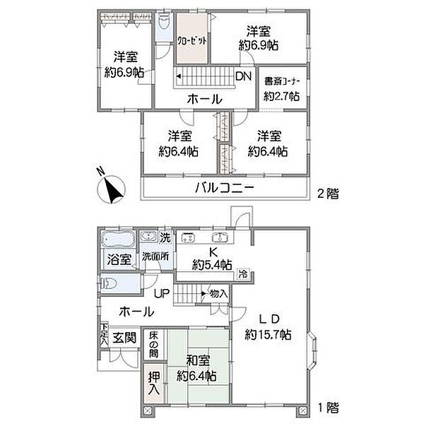 間取りを拡大表示