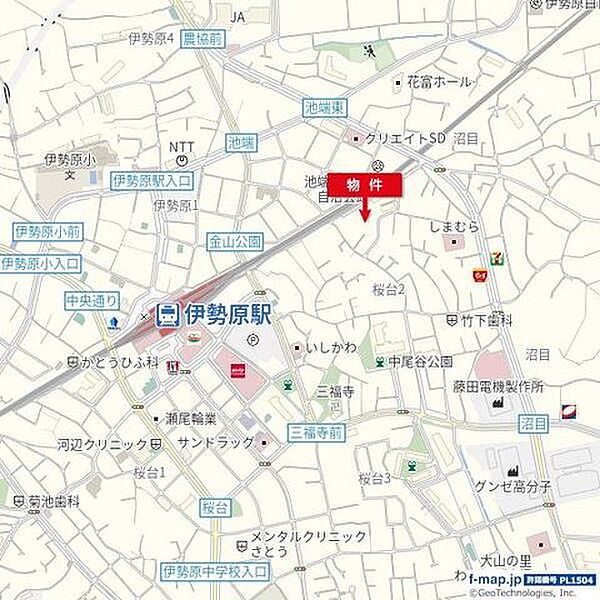 地図を拡大表示