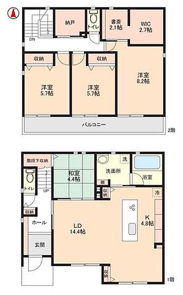 間取りを拡大表示