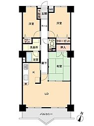 ダイアパレス知立 3LDKの間取図画像