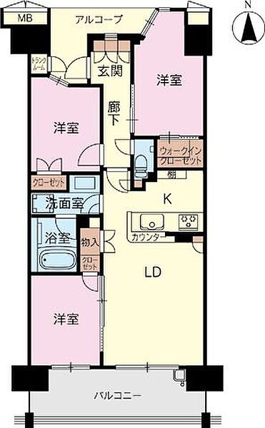 間取りを拡大表示