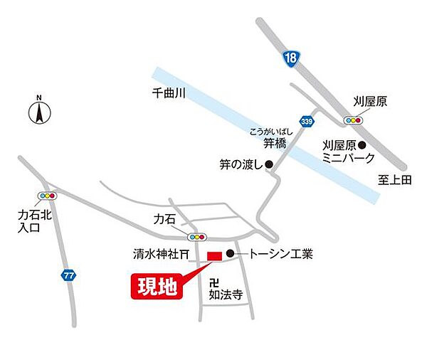 地図を拡大表示