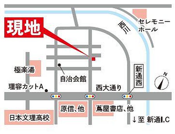 地図を拡大表示
