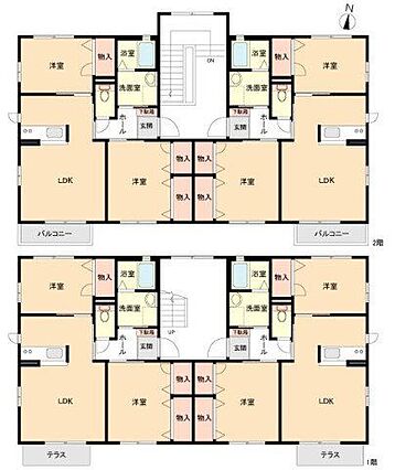 B棟間取り図