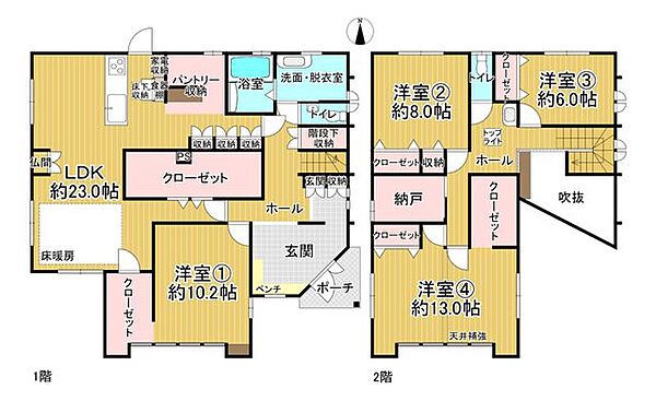 間取りを拡大表示